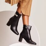 Hermes Saint Germain Ankle Boots Noir For Women H182102Z 02340 - Image 2
