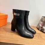 Hermes Saint Germain Ankle Boots Noir For Women H182102Z 02340 - Image 4