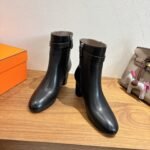 Hermes Saint Germain Ankle Boots Noir For Women H182102Z 02340 - Image 6