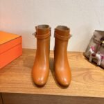 Hermes Saint Germain Ankle Boots Naturel For Women H202257Z A3350 - Image 6