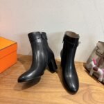 Hermes Saint Germain Ankle Boots Noir For Women H182102Z 02340 - Image 9