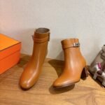 Hermes Saint Germain Ankle Boots Naturel For Women H202257Z A3350 - Image 10
