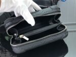 Louis Vuitton Horizon Clutch 8.3in/ 21cm Black Silver Hardware For Men - Image 7