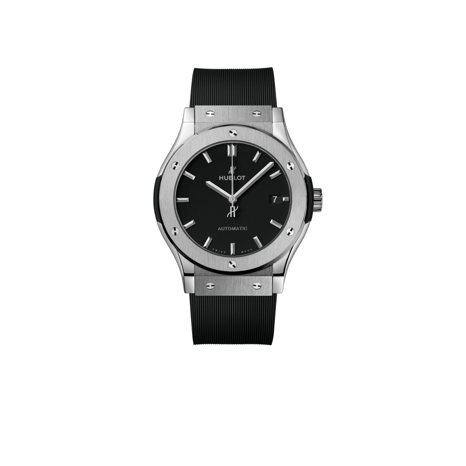 hublot-classic-fusion-542-nx-1171-rx-1.png Hublot Classic Fusion Watch Black Strap Matte Black Dial 42mm For Men 542.NX.1171.RX - Image 1