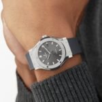 Hublot Classic Fusion Watch Racing Grey Strap Grey Dial 42mm For Men 542.NX.7071.RX - Image 2