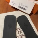 Hermes Aloha Sandal Black For Women, Women's Shoes H201157Z 02340 - Image 4