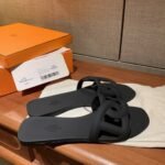 Hermes Aloha Sandal Black For Women, Women's Shoes H201157Z 02340 - Image 6