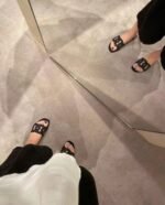 Hermes Aloha Sandal Black For Women, Women's Shoes H201157Z 02340 - Image 9
