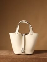 Hermes Picotin Lock 18 Cream Bag For Women, Women's Handbags 7.1in/18cm - Image 8