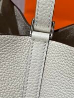 Hermes Picotin Lock 18 White Bag For Women, Women's Handbags 7.1in/18cm - Image 4