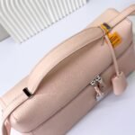 Loro Piana Extra Bag L27 Top Handle Bag 10.6in/ 27cm Bubble Gum For Women FAN4086 30DU - Image 3