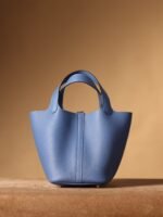 Hermes Picotin Lock 18 Blue Bag For Women, Women's Handbags 7.1in/18cm - Image 8