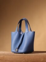 Hermes Picotin Lock 18 Blue Bag For Women, Women's Handbags 7.1in/18cm - Image 7