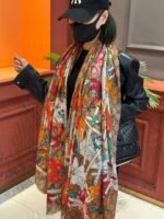 Gucci Flora Scarf Floral Pattern 200cm/79in For Women - Image 5