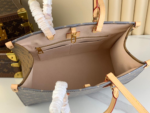 Louis Vuitton Onthego MM Tote Bag 13.8in/ 35cm Trianon Grey Gold Hardware For Women M12415 - Image 4