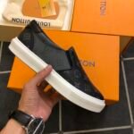 Louis Vuitton LV Slip On Black For Men LV - Image 4