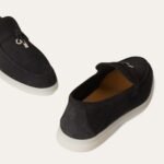 Loro Piana Summer Charms Walk Loafers Caviar For Women - FAE5444 MB97 - Image 3