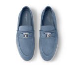 Louis Vuitton Estate Loafers Blue For Men - 1AHRCN - Image 2