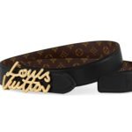 Louis Vuitton LV Script 30mm Belt Black Monogram -M4472V - Image 3