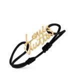 Louis Vuitton Script Bracelet Black For Women - M4479Z - Image 2