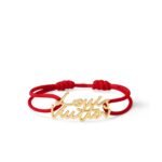 Louis Vuitton Script Bracelet Red For Women - M4479Z