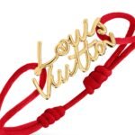 Louis Vuitton Script Bracelet Red For Women - M4479Z - Image 2