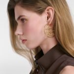 Louis Vuitton Script Earrings Gold-Toned For Women - M03239 - Image 3