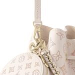 Louis Vuitton Bella Mahina Crossbody Bag 7.5in/ 17cm Dream Cream Gold Hardware For Women M15114 - Image 7