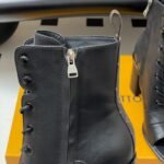 Louis Vuitton Berlin Open Toe Ankle Boot Black For Women 1AIBRU - Image 10