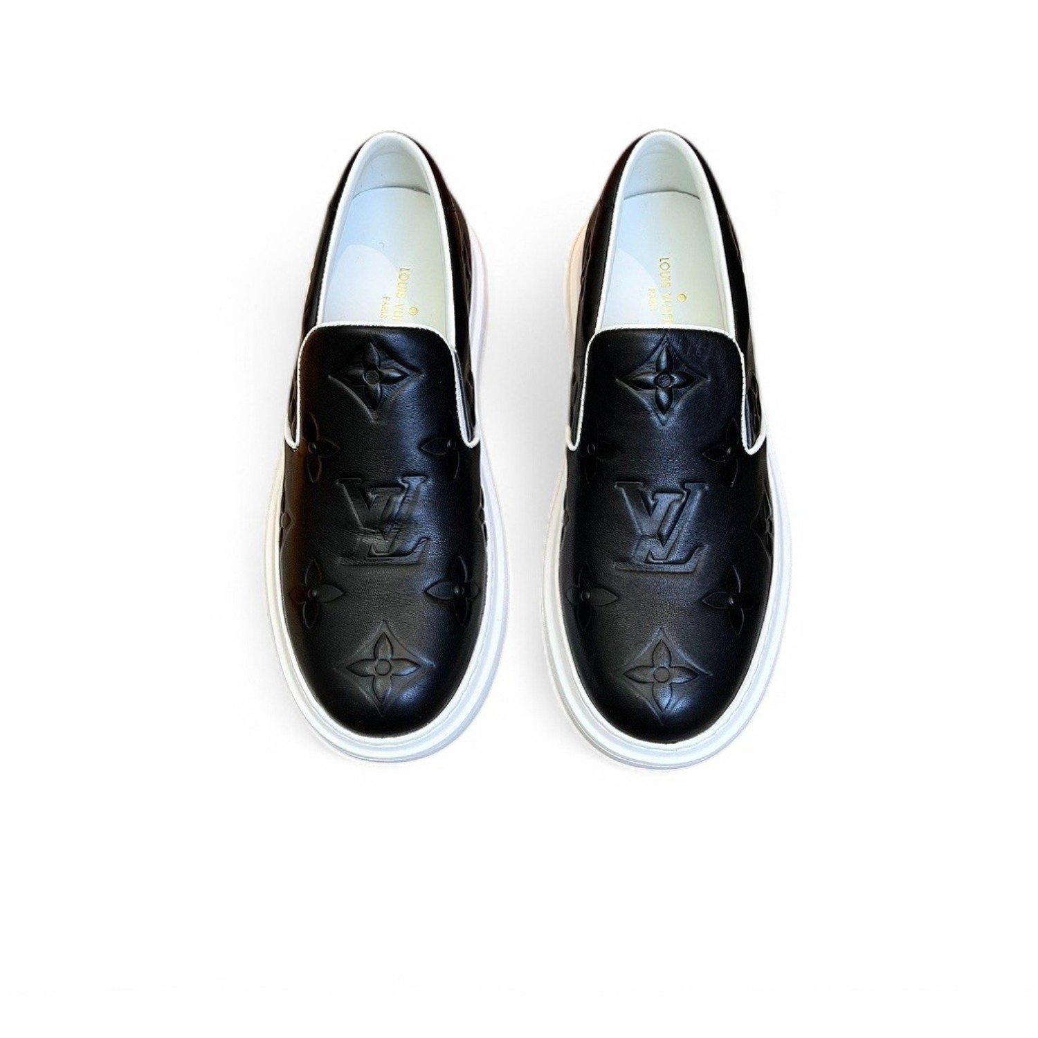 louis-vuitton-beverly-hills-slip.jpg Louis Vuitton Beverly Hills Slip On Black For Men 1A9ZP1 - Image 1