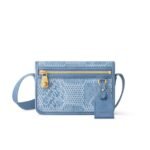 Louis Vuitton Bosphore Wearable Wallet Blue For Men 19cm/7.5in - N00210