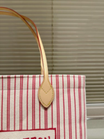 Louis Vuitton Carry It Beige Plum For Women 14.6in/37cm M15121 - Image 5