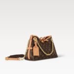 Louis Vuitton CarryAll BB Shoulder Bag 10.2in/ 26cm Monogram Brown For Women M13014 - Image 4