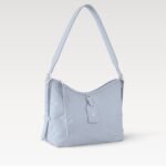 Louis Vuitton CarryAll PM Shoulder Bag 11.6in/ 29.5cm Blue Washed Silver Hardware For Women M46673 - Image 2
