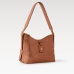 Louis Vuitton CarryAll PM Shoulder Bag 11.6in/ 29.5cm Cognac Brown Gold Hardware For Women M11790 - Image 4