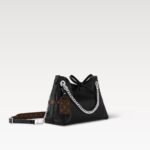 Louis Vuitton CarryAll Vibe BB Shoulder Bag 10.2in/ 26cm Black Silver Hardware For Women M12888 - Image 2