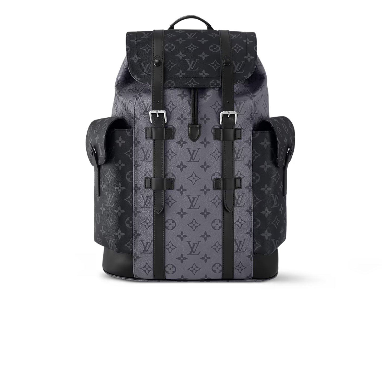 louis-vuitton-christopher-MM-1.jpg Louis Vuitton Christopher MM Monogram Eclipse Black For Men 17.3in/44cm M45419 - Image 1