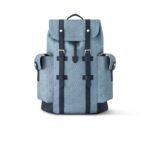 Louis Vuitton Christopher MM Bag Blue For Men 44cm/17in - M14676