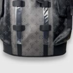 Louis Vuitton Christopher MM Monogram Eclipse Black For Men 17.3in/44cm M45419 - Image 6