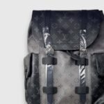 Louis Vuitton Christopher MM Monogram Eclipse Black For Men 17.3in/44cm M45419 - Image 2