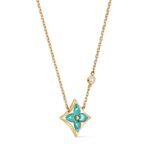 Louis Vuitton Color Blossom BB Star Pendant Necklace Gold-Toned For Women Q03276 - Image 2