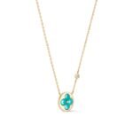 Louis Vuitton Color Blossom BB Sun Pendant Necklace Gold-Toned For Women Q03793 - Image 3