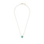 Louis Vuitton Color Blossom BB Sun Pendant Necklace Gold-Toned For Women Q03793 - Image 4