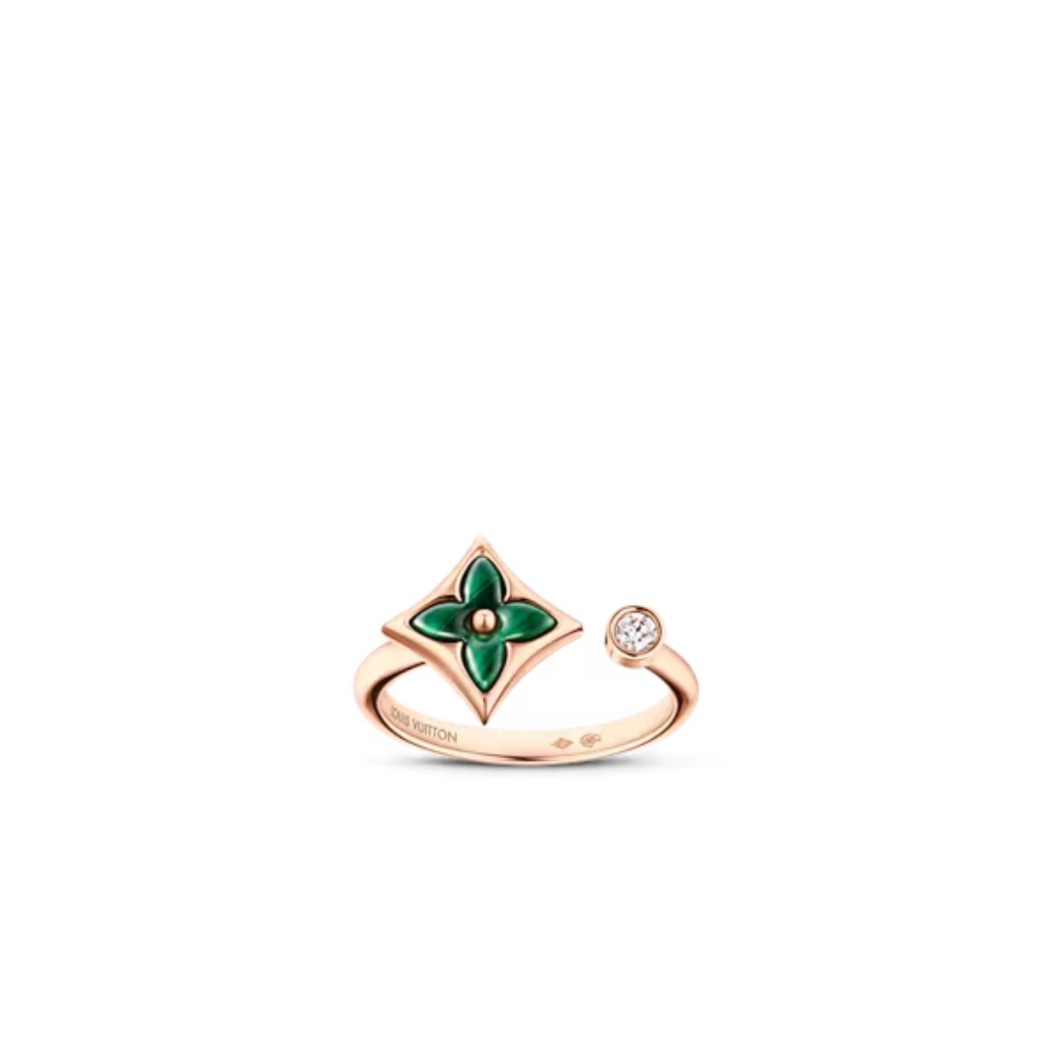 louis-vuitton-color-blossom-mini-sun-ring-1.jpg Louis Vuitton Color Blossom Mini Star Ring Pink-Toned For Women Q9S81A - Image 1