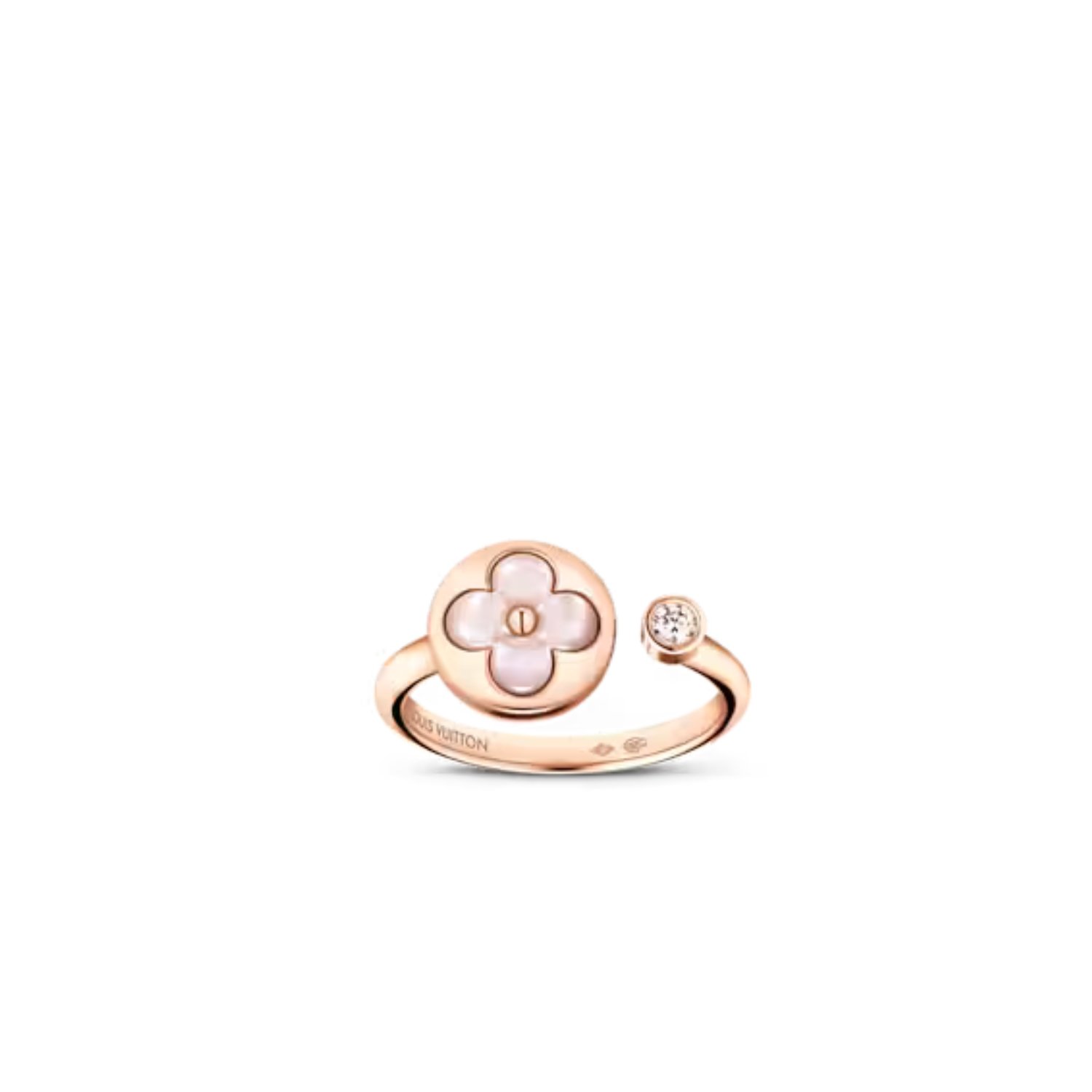 louis-vuitton-color-blossom-mini-sun-ring.jpg Louis Vuitton Color Blossom Mini Sun Ring Pink-Toned For Women Q0S21A - Image 1