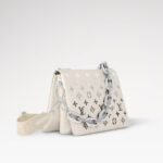 Louis Vuitton Coussin PM Shoulder Bag 10.2in/ 26cm Cream/Gray Silver Hardware For Women M11986 - Image 2