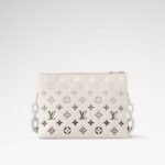 Louis Vuitton Coussin PM Shoulder Bag 10.2in/ 26cm Cream/Gray Silver Hardware For Women M11986 - Image 4