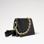 Louis Vuitton Coussin PM Shoulder Bag 10.2in/ 26cm Monogram Black Gold Hardware For Women M21260 - Image 4