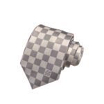 Louis Vuitton Damier Classic Tie Grey LV Men Tie M71214