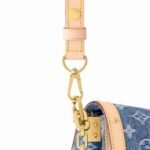 Louis Vuitton Dauphine Soft GM Denim Blue For Women 11in/28cm M13319 - Image 2
